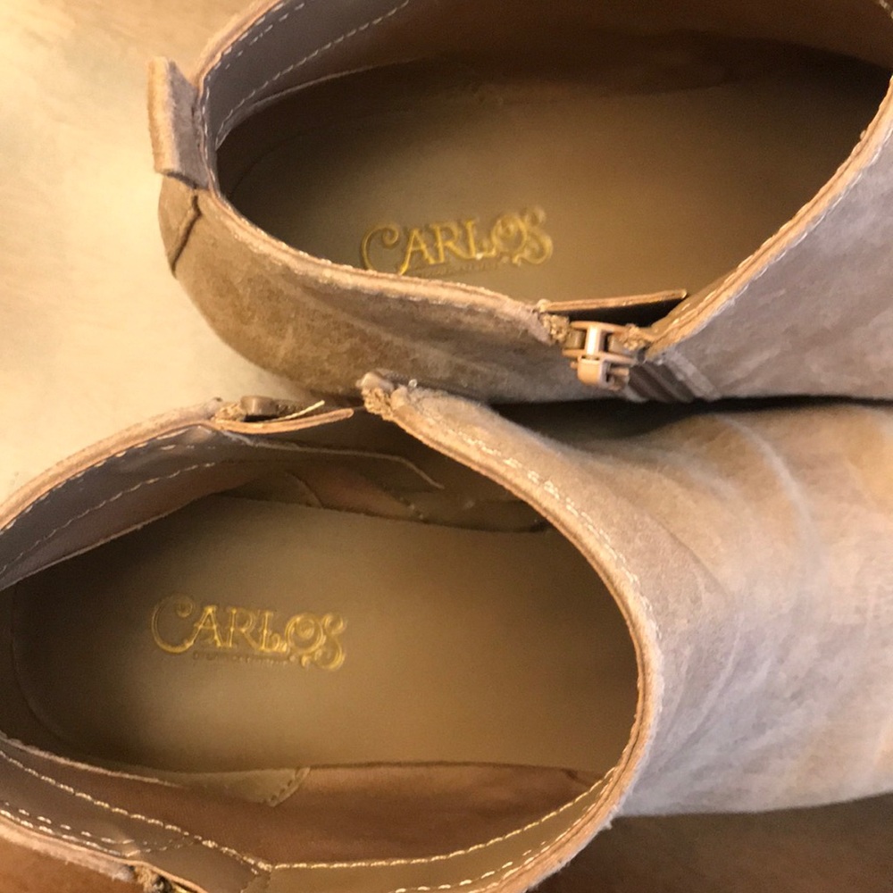 Carlos Santana Brown Booties. Worn once! - Picture 2 of 5